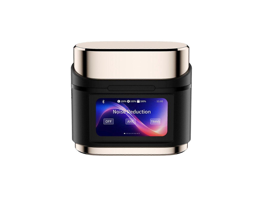 Fones De Ouvido Bluetooth Sem Fio Intra Auriculares Multifuncionais Com Tela Sensível Ao Toque Colorida, Anc Enc E Redução De Ruído Ly Ebike