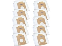 Pacote com 10 sacos para aspirador de pó adequados para Deebot série T9 Ozmo T8 Aivi Slowmoose