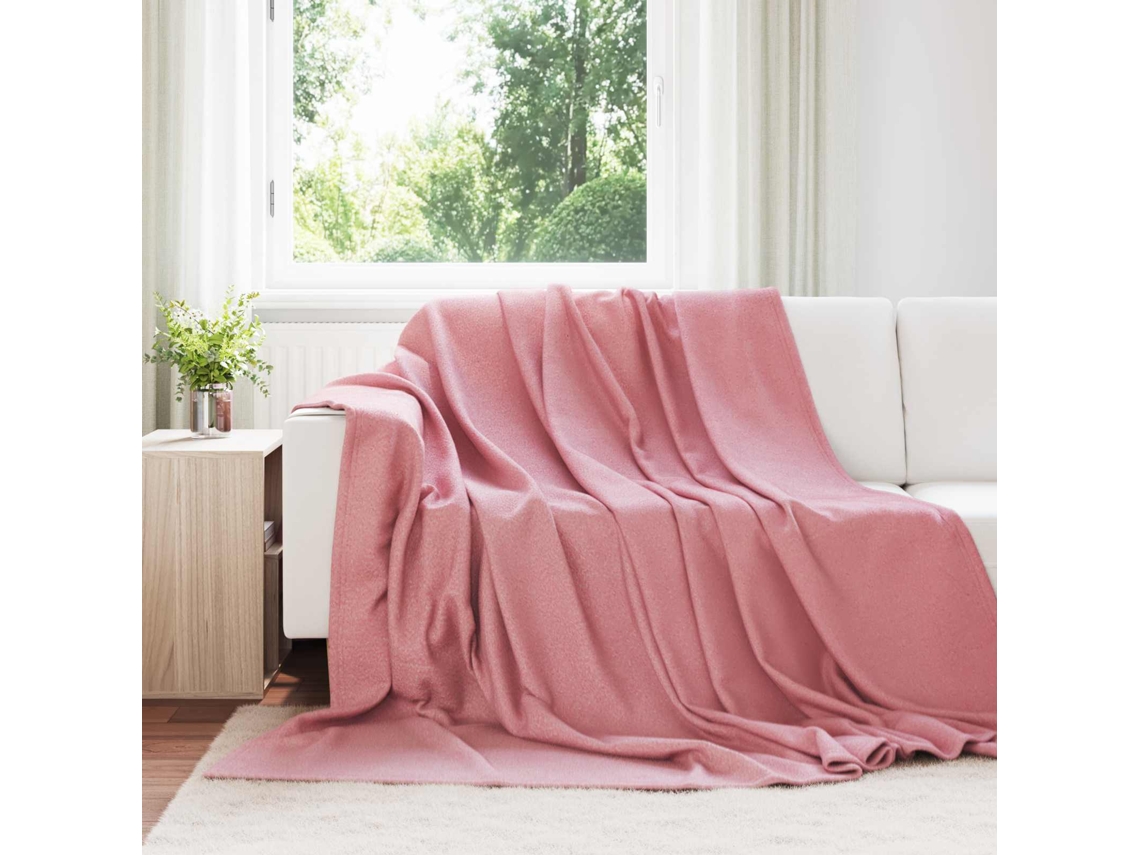 Vidaxl Cobertores De Sofá 6 Unid. Rosa 270 X 240 Cm 5.44 Kg Lã