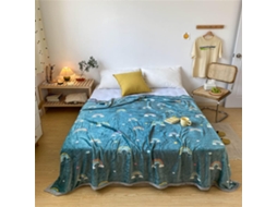 Manta de Inverno Fansu com Estampa Nórdica Fofa Macia e Quente em Flanela Grossa Ideal para Cama Crianças Sofá