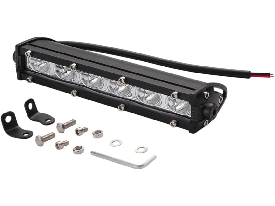 Luz Estroboscópica Ultrafina Zerodeko De 18w Com Classificação Ip67, Em Liga De Alumínio E Policarbonato, Para Carros