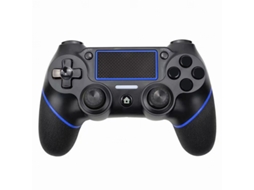 Controle Sem Fio MDUG compatível com USB e Bluetooth para dispositivos Sony (preto/azul)