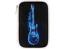 Estojo Lápis Em Formato De Guitarra Gelo, Porta Canetas, Organizador De Material Escolar, Estojo Lápis, Caixa