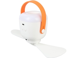 Ventilador De Teto Portátil Recarregável Com Velocidade Do Vento
