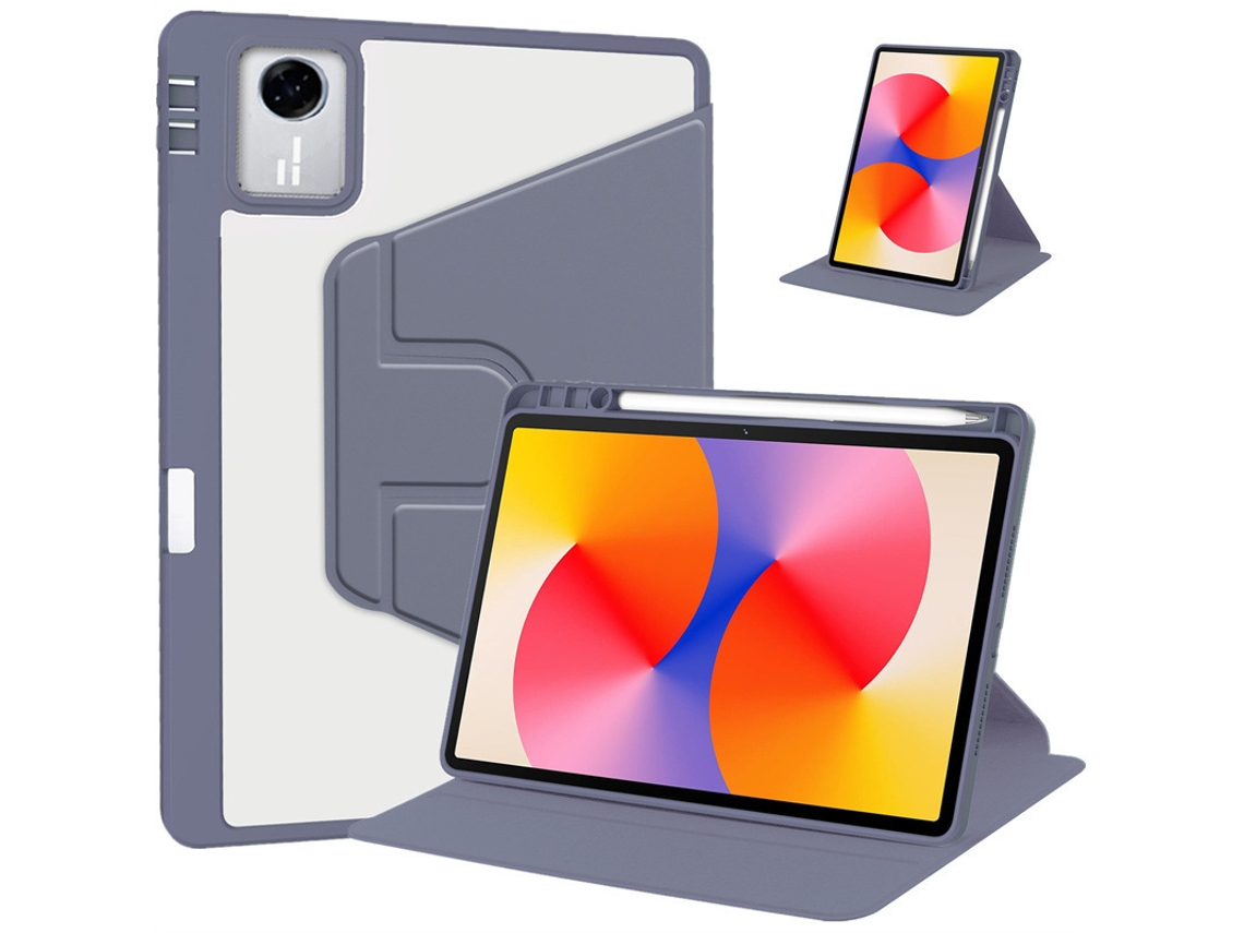 Capa Com Transparente Suporte Rotativo 360° Para Lenovo Idea Tab Pro Gen 2 13", Bolsa Para Caneta wake/sleep Roxo Hexinyigjly