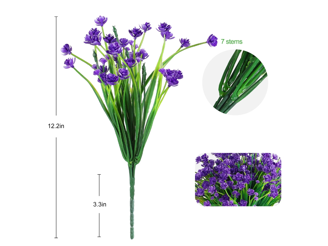 Plantas e Flores Artificiais Resistentes Aos Raios Uv para Uso Externo, Seven Fork AQUAFORGE