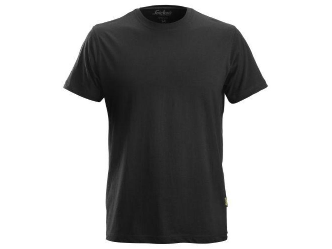 2502 t-shirts negras tamanho S SNICKERS