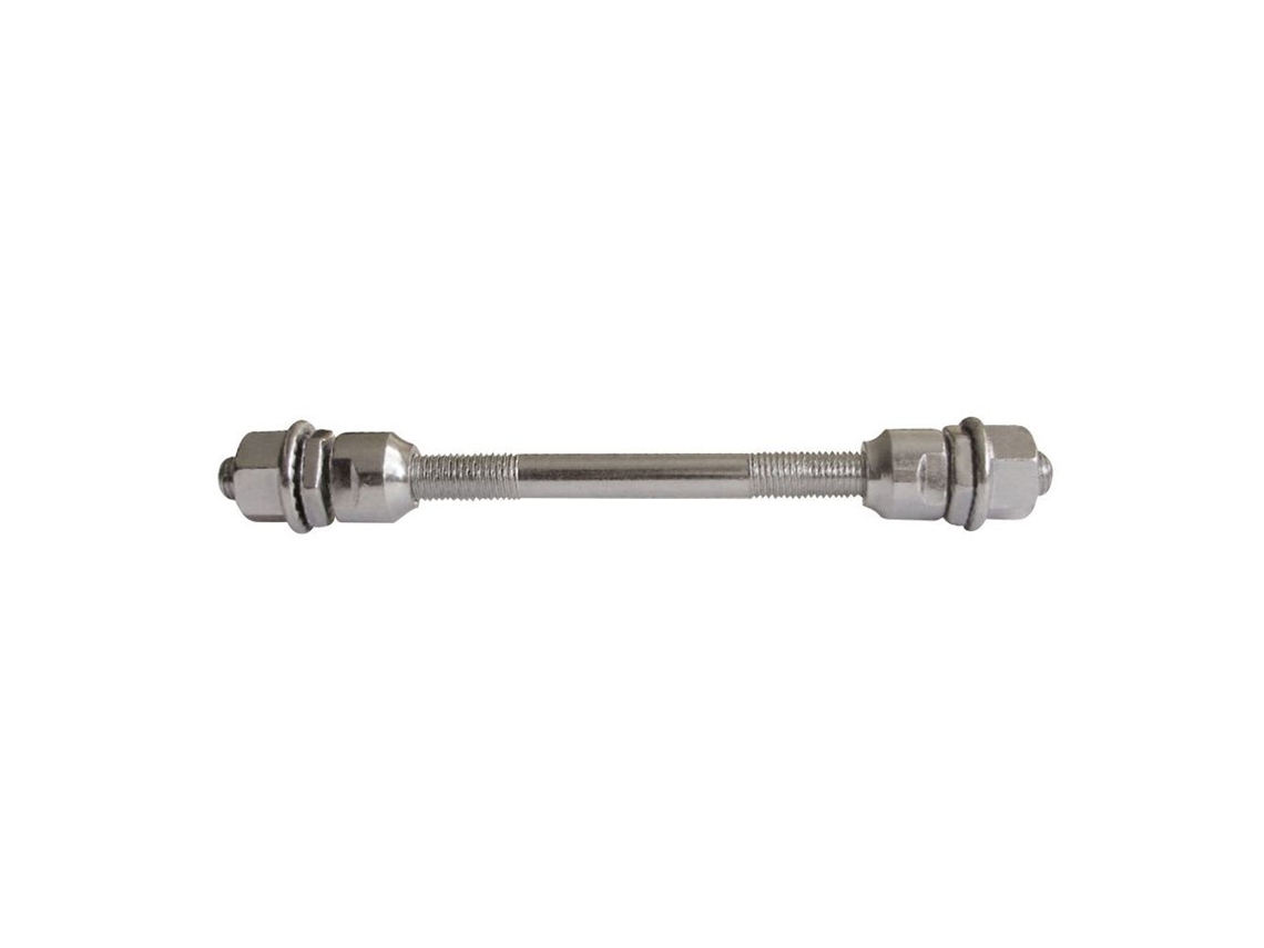 Parafuso Da Roda Traseira com Porcas Pierced 145X10 9S Prateadomvtek