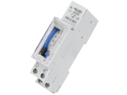 Temporizador mecânico sul180a 15 min a 24h interruptor relé trilho din 220v S/MARCA