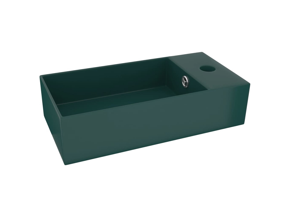 Bathroom Sink, Bathroom Sinks Vidaxl Verde Cerâmica (n/a)