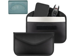 Gabinete Preto 20x10cm, Bolsa para Telepassaporte, Proteção Keyless ZYBLSSBB
