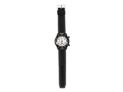 Relógio de Pulso Analógico Quartz com Pulseira de Silicone Redonda Esportivo (mostrador Branco)