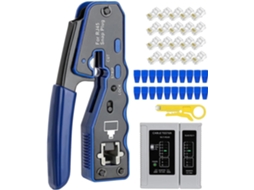Ferramenta De Crimpagem Para Cabos Elétricos, Kit De Fixação De Cabos Para Conectores.