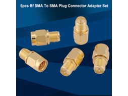 Laxiscreed Adaptador Coaxial Sma Macho Para Fêmea Para Conexões Rf De Alta Compatibilidade