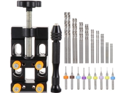 Kit De Mini Furadeira Manual Com Brocas Para Joalheria E Modelismo