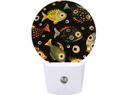 Luz Noturna Led Com Sensor, Luz Noturna Branca Quente Suave Banheiro, Quarto, Cozinha, Redonda