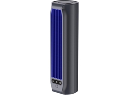 Ventilador Parede 3 Vel Recarregável Cinza Usb