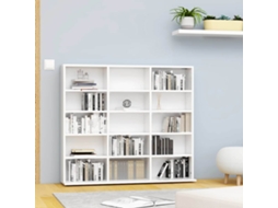 Vidaxl Armário Para Cd 100x23x89,5 Cm Derivados De Madeira Branco