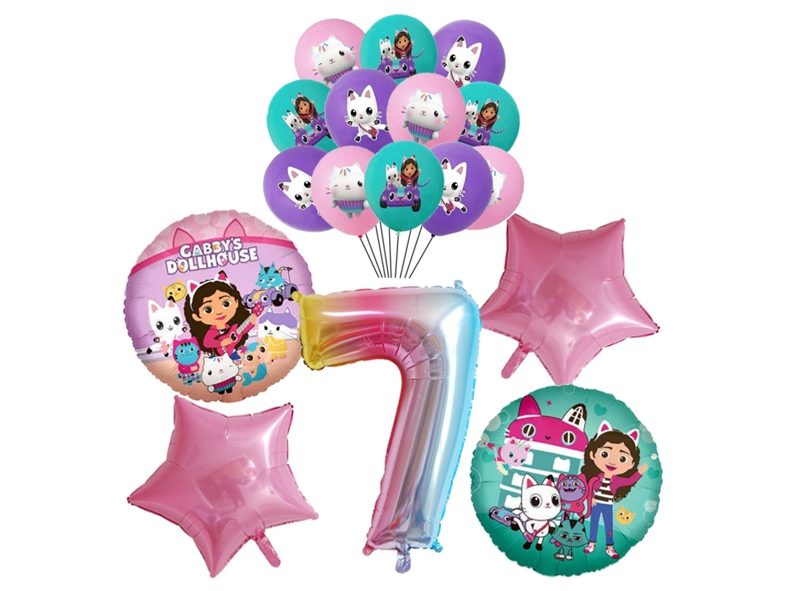 Bolas descartadas para mesa de aniversário com BRILVIBERA