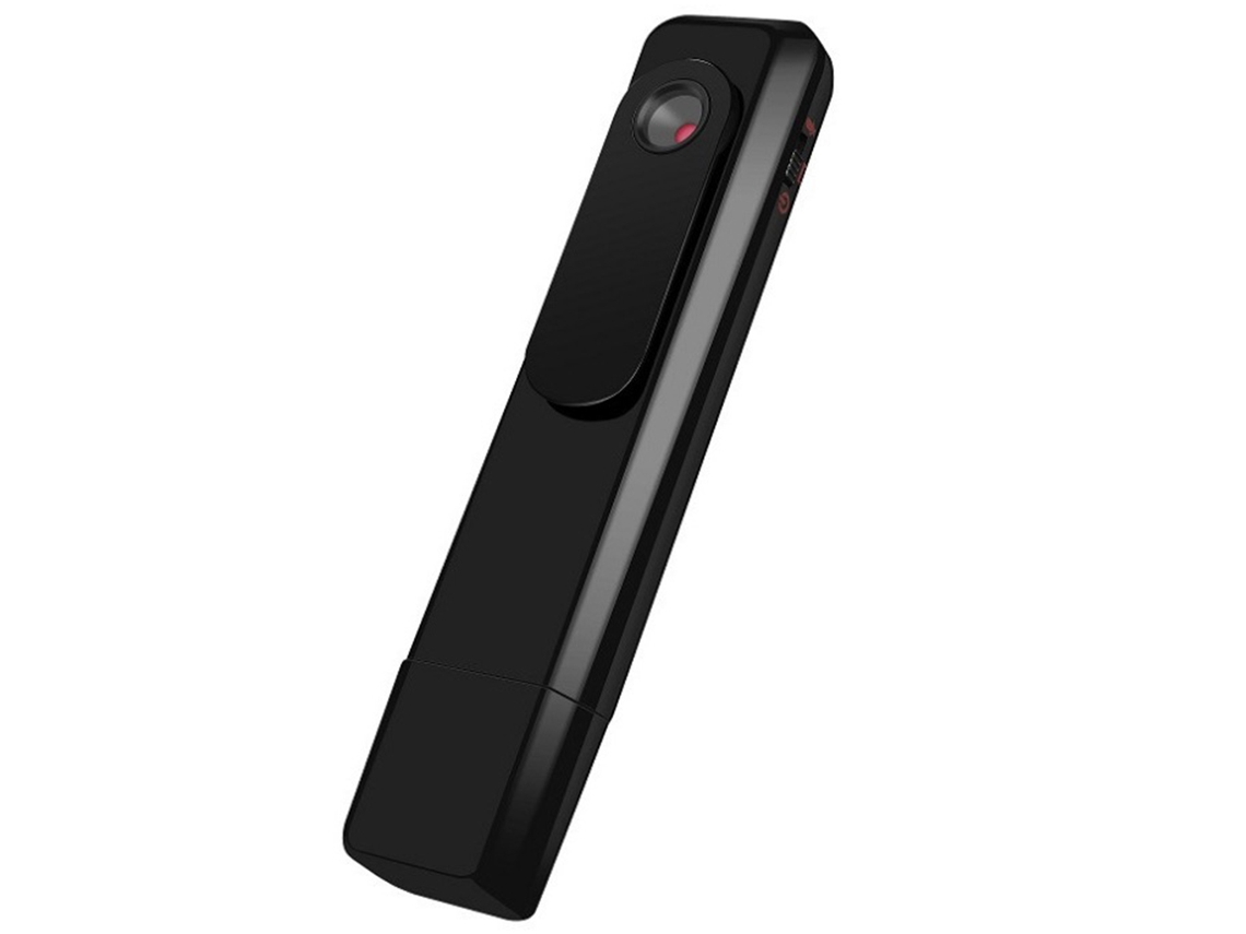 Mini Câmara KKVOGMLE Corporal Câmara KKVOGMLE de Segurança Ativada Por Movimento Sem Wi-Fi