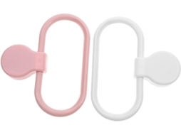 Conjunto De 2 Argolas Adesivas Para Toalhas, Sem Necessidade Furar,