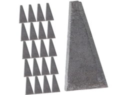 30 Cunhas Triangulares De Aço Carbono Para Reforço E Instalação