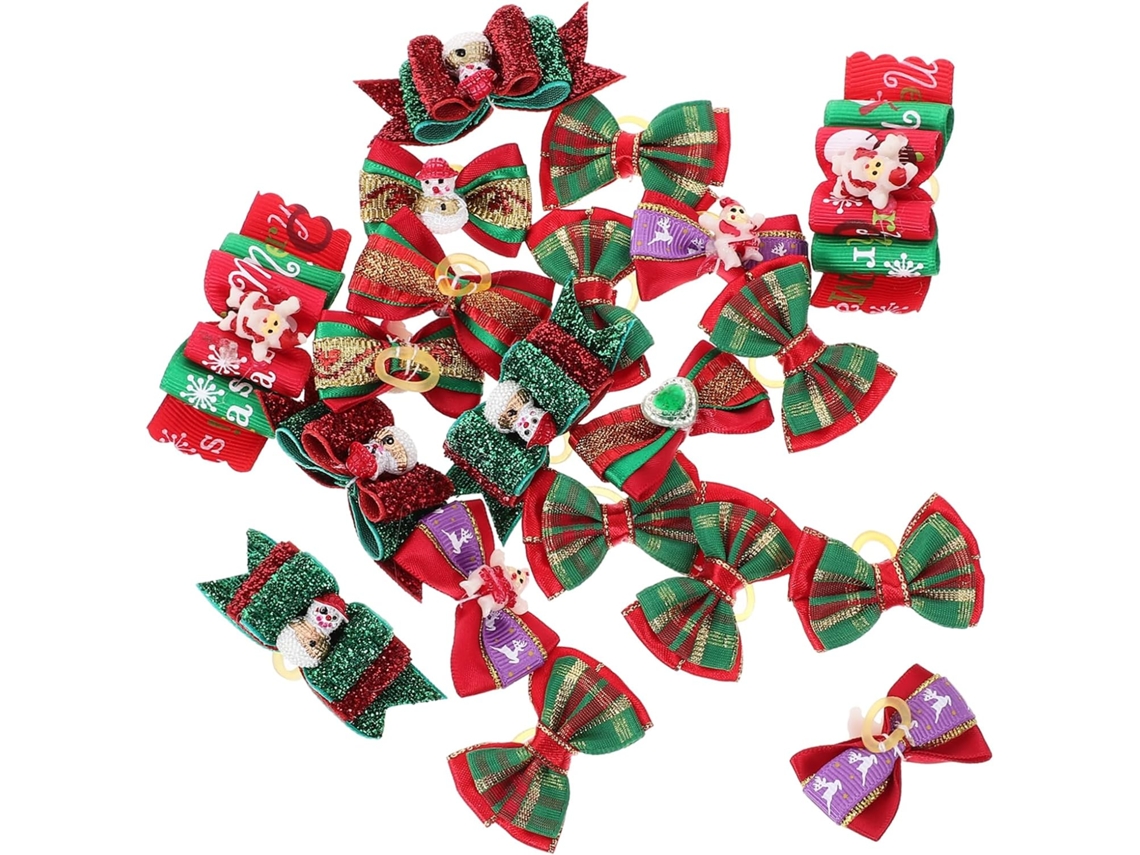 Balacoo 60 Elásticos De Cabelo Decoração Natal