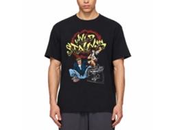 Rockinstone Bill And Ted El Stallyns Black Adult T-shirt Size:s