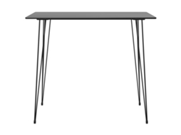 Mesa de Bar 120x60x105 Cm Preto MAISON EXCLUSIVE