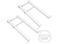 Conjunto De 2 Pés De Ferro Fundido Espessos Para Radiadores Verticais (10 Cm)