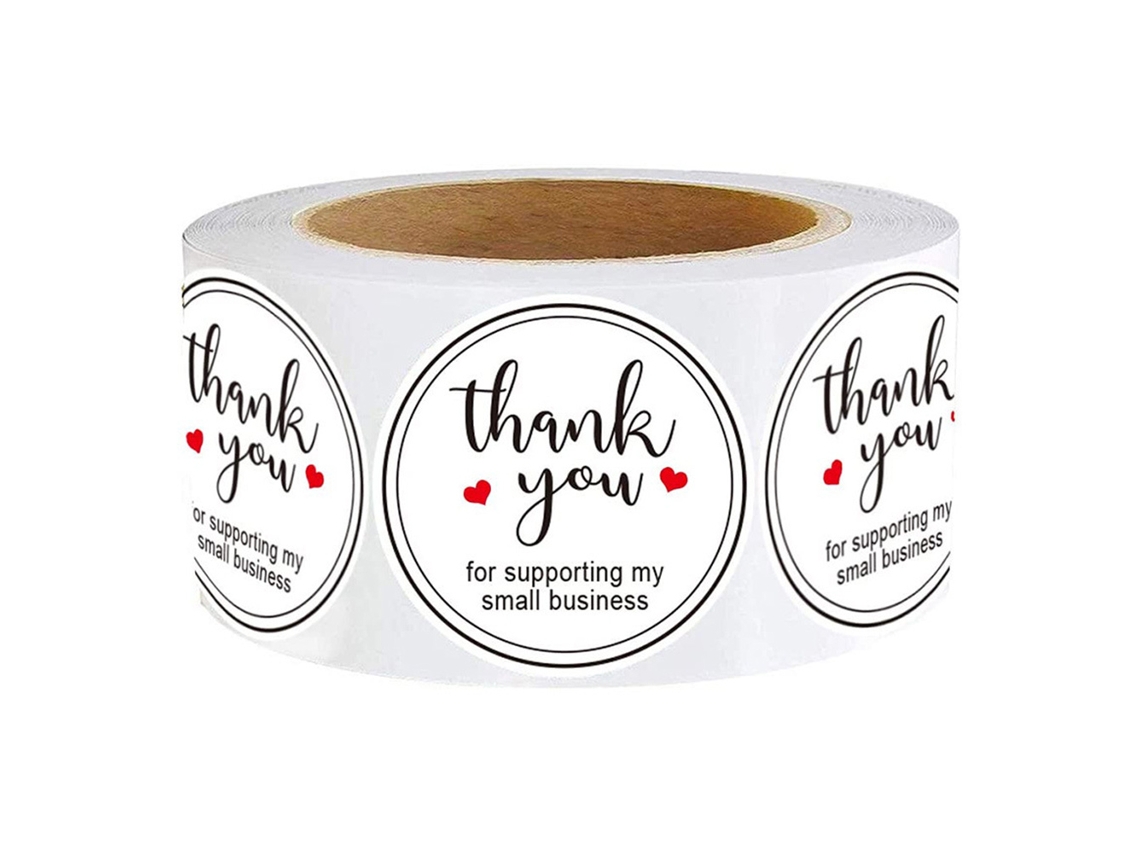Adesivos "Thank You" para Sacolas e Caixas | S/MARCA
