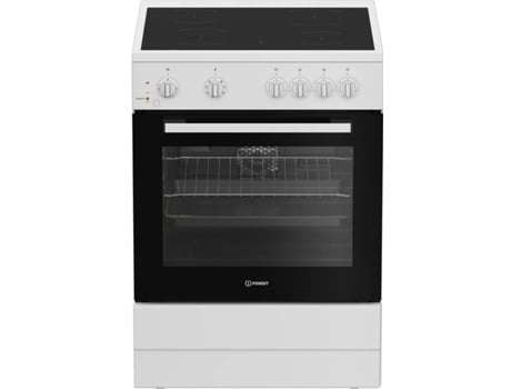 Fogão INDESIT IS6V8KSW/ (66 L - Elétrico de Vitrocerâmica - Branco)
