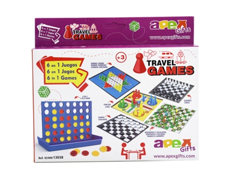 Jogo De Viagens 6 Em 1 Apex Gifts
