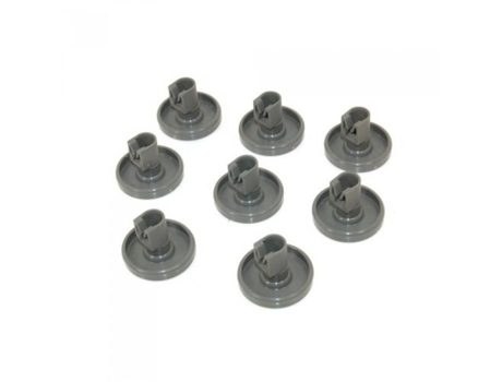 Pacote de 8 Rodízios de Cesto Inferior para Máquinas de Lavar Louça IKEA Equivalentes a 50286965004 50286965004