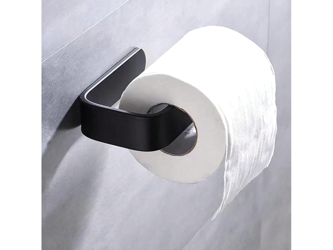 Suporte De Papel Higiênico Genérico Autoadesivo Para Parede, Sem Necessidade De Furar, Organizador De Rolo Multiuso Para