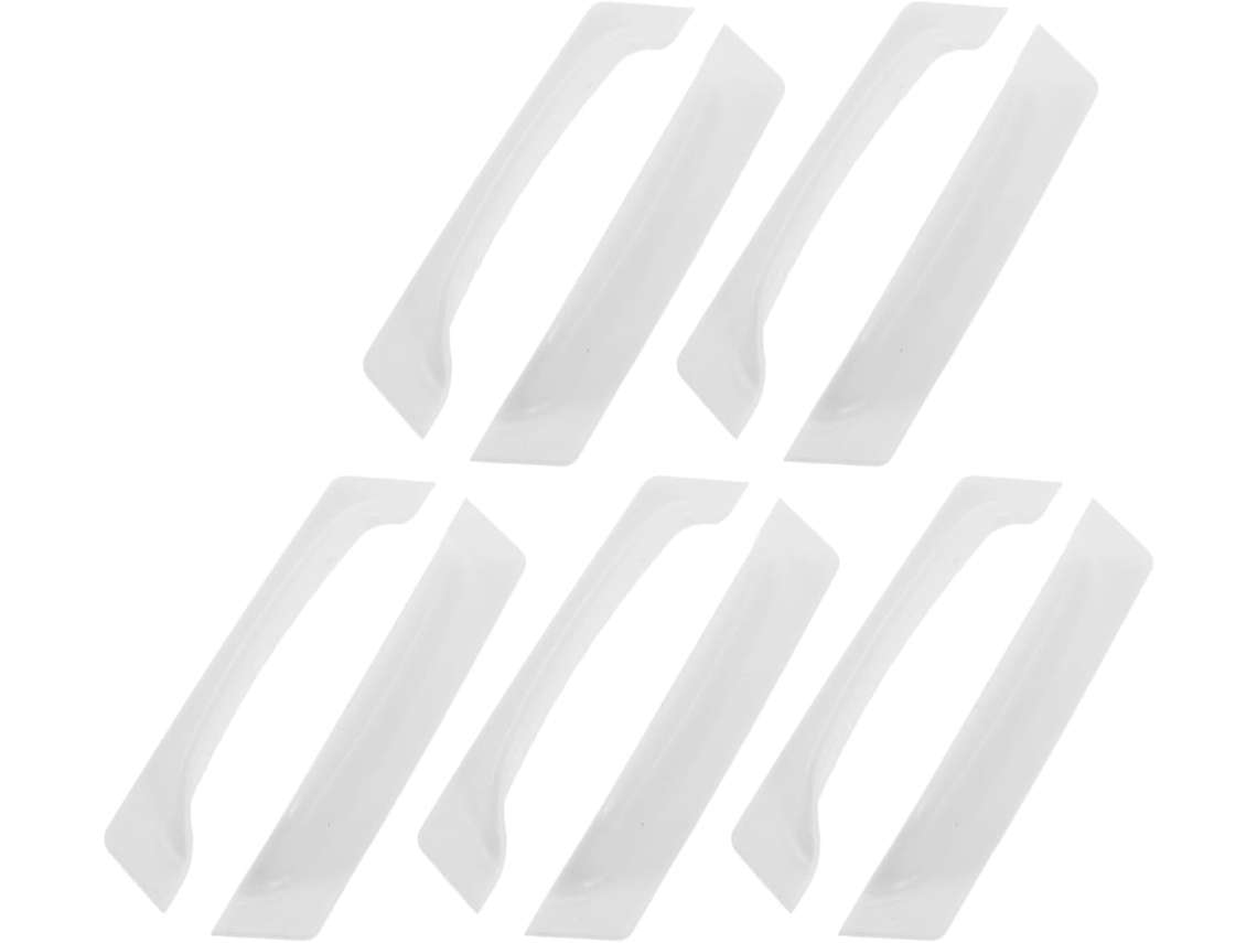Capa Para Câmera De Ré Em Abs Branco, Pacote Com 10 Unidades