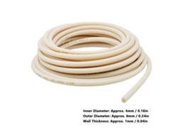 Laxiscreed Tubo De Borracha Para Bomba Peristáltica 4x6mm Resistente A Altas Temperaturas