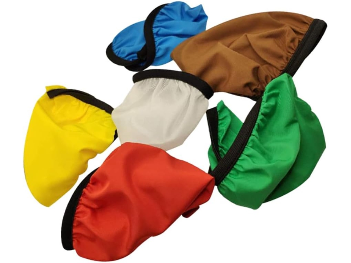 Conjunto de 6 Difusores Flexíveis de Nylon Elástico Redondo para Flash Fotográfico. SFUSHOS
