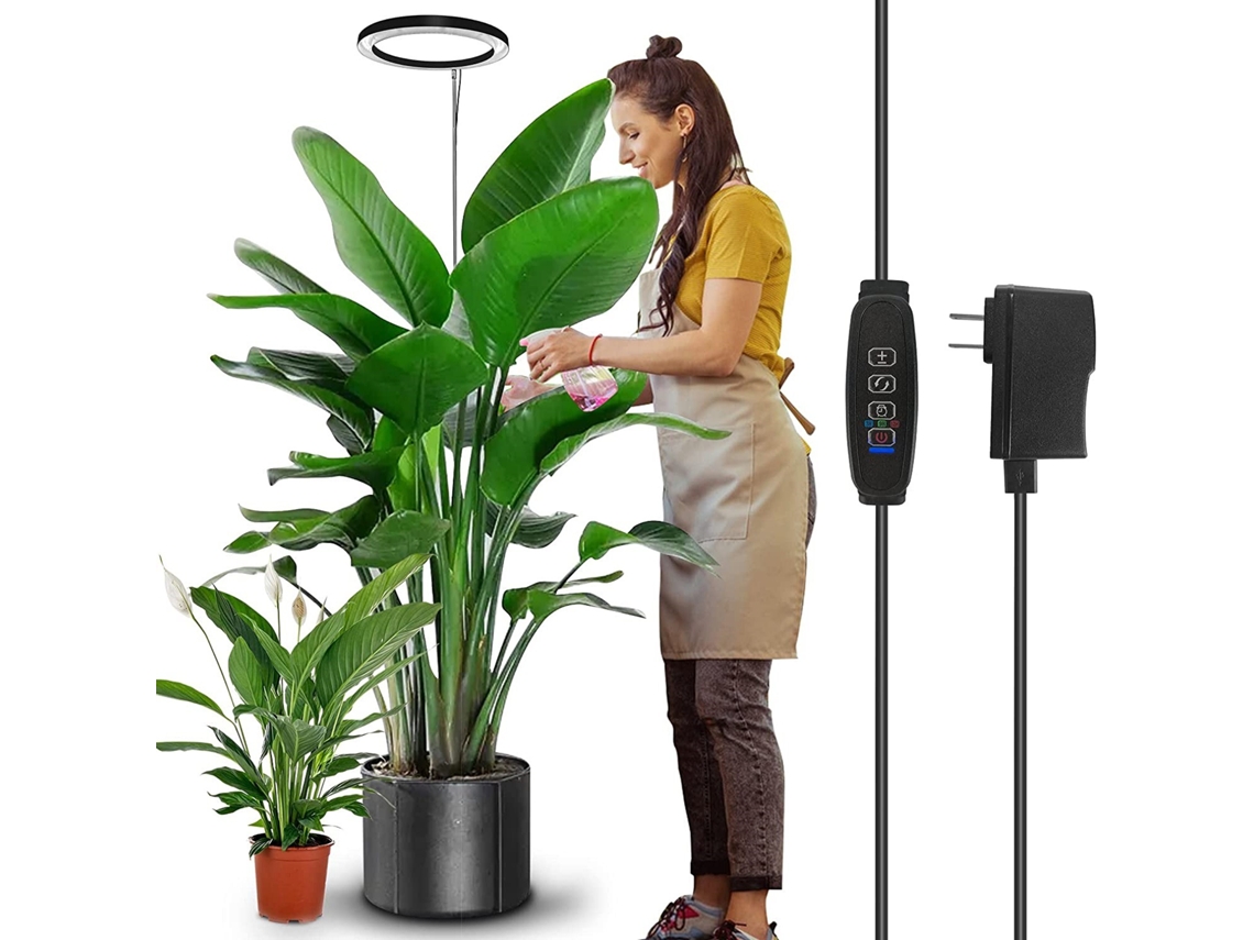 Luminária De Cultivo Expansível Usb De 10 Polegadas Com 160 Leds, 160 Lâmpadas, Haste Telescópica De 10 Polegadas E 160 Lâmpadas.