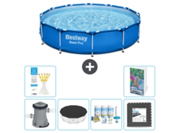 Bestway Piscina Bestway Steel Pro Redonda - 366x76 Cm - 7-peças S238