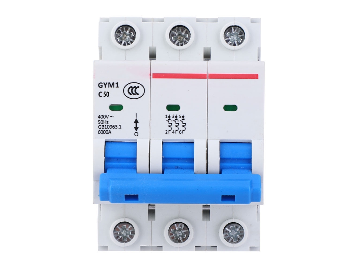 Hkj interruptor de Circuito Aire 3p 50a 400vca Ip20 Gym1 dz47s Accesorio de Protección