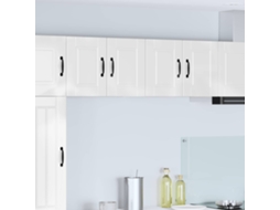 Vidaxl Armário De Parede Porto 2 Unid. Branco Brilhante