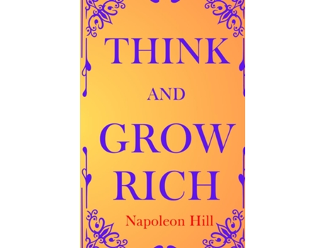 Livro Think and Grow Rich de Napoleon Hill (Inglês)