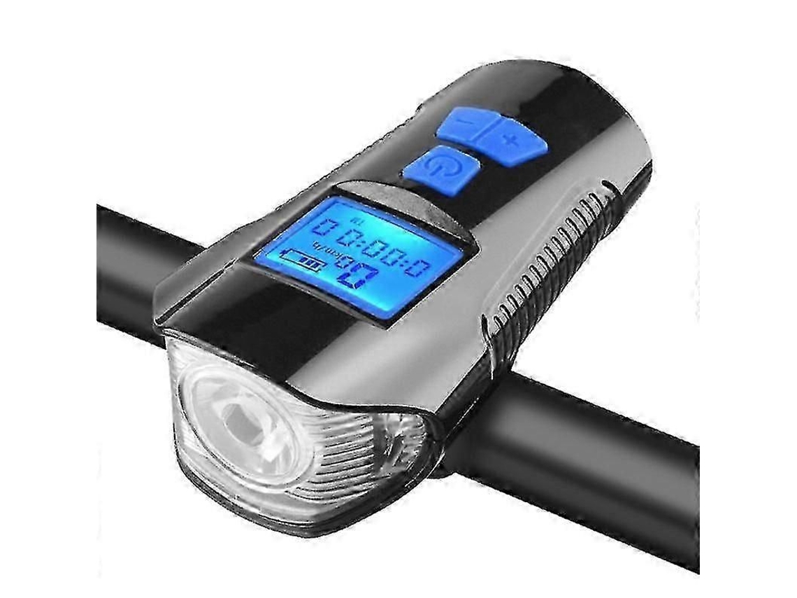 Campainha De Bicicleta Com Alarme Sonoro Potente, Carregamento Usb, Inteligente, Com Medidor De Código E Fixação Nº 3.