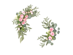Conjunto Floral Boas-vindas Casamento Decoração Porta Acessório Cerimonial