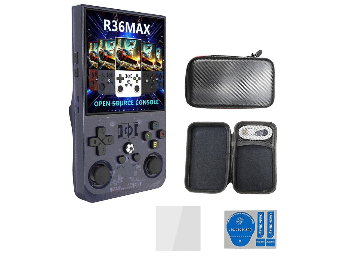 Console De Jogos Retrô De Bolso Recarregável Com Tela Ips De 4 Polegadas E 64 Gb, Branco VONKELIOS