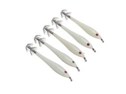 Isca Artificial Lula Comprida Glow 5 Unidades