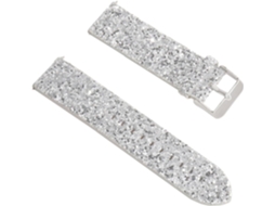 Pulseira Brilhante Com Glitter Para Relógio, Compatível Smartwatch