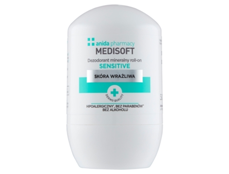 Medisoft Mineral Enriched Sensitive Skin Roll On Deodorant By Anida, 50ml