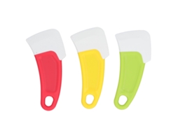 3 Peças De Rascador De Silicone Para Pratos - Ferramenta De Limpeza Curva Reutilizável Para Panelas E Sartenes